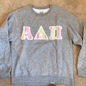 Alpha Delta Pi Letter Sweatshirt